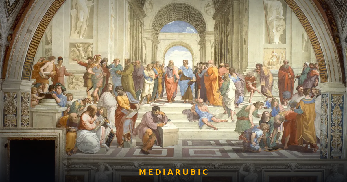 Atina Okulu ekip algı haritası — School of Athens arketip analizi